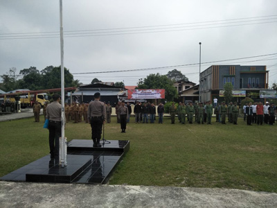  Jelang Pemilu, Polsek Bengkalis Gelar Apel Pasukan Pengamanan Kampanye Terbuka